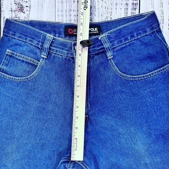 Southpole Vintage Denim Shorts Men’s 32 Y2K Baggy Bermuda Medium Wash - Picture 4 of 8